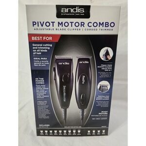 Andis Pivot Motor Combo Adjustable Blade Clippers New In Box